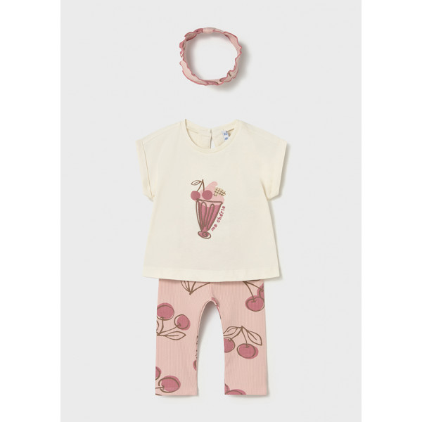 Mayoral Σετ κολαν με κορδελα ροζ φουξια 26-01750-037 1750