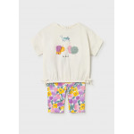 Mayoral Σετ κολαν σταμπωτο λιλα 26-01753-015 1753