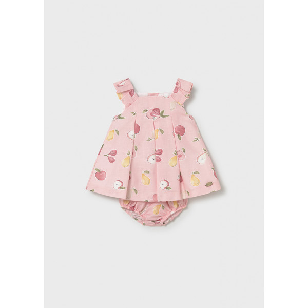 Mayoral Φορεμα λινο σταμπωτο ροζε 26-01809-016 1809