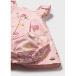 Mayoral Φορεμα λινο σταμπωτο ροζε 26-01809-016 1809