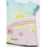 Mayoral Φορεμα μακο μπορντουρα φλοραλ 26-01810-023 1810