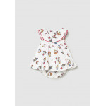 Mayoral Φορεμα με σταμπες λευκο 26-01812-024 1812