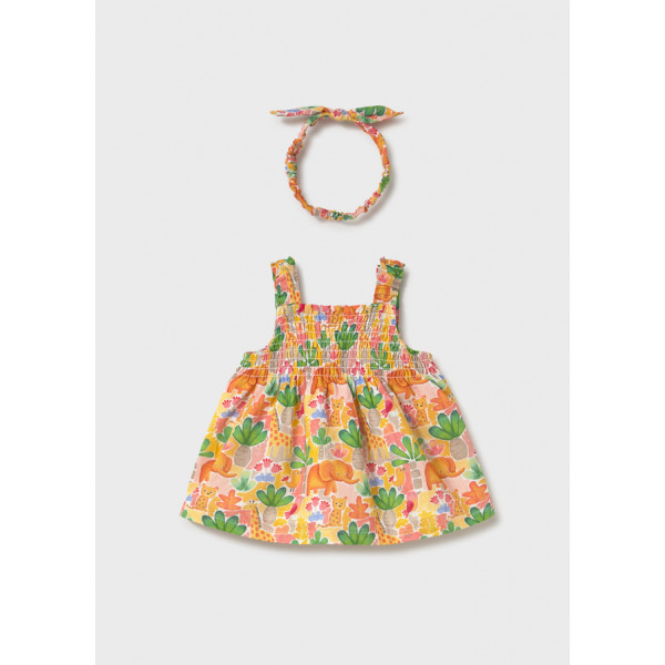 Mayoral Φορεμα και κορδελα μουσταρδι 26-01818-036 1818