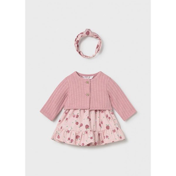 Mayoral Σετ φορεμα 3 τεμαχια ροζε 26-01821-003 1821