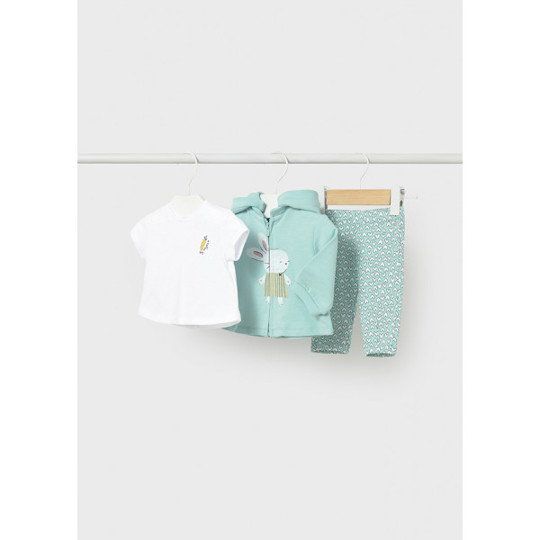 Mayoral Φορμα με κουκουλα 3 τεμαχια φυστικι 26-01826-070 1826