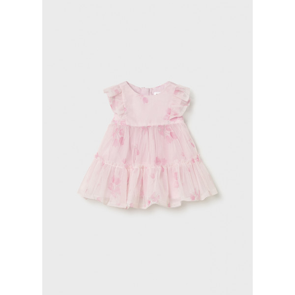 Mayoral Φορεμα τουλι ροζ μπεμπε 26-01890-045 1890