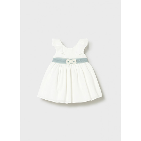 Mayoral Φορεμα ζωνη τουλι εκρου 26-01903-042 1903