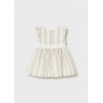 Mayoral Φορεμα ριγε ζωνη μπεζ 26-01904-069 1904