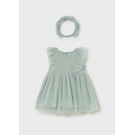 Mayoral Φορεμα τουλι με κορδελα βεραμαν 26-01905-046 1905