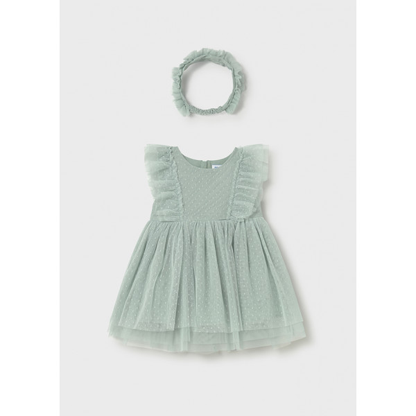 Mayoral Φορεμα τουλι με κορδελα βεραμαν 26-01905-046 1905