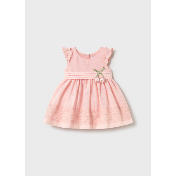 Mayoral Φορεμα δαντελα γκιπουρ ροζ απαλο 26-01907-043 1907