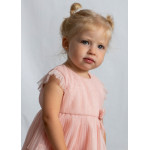 Mayoral Φορεμα τουλι πλισε ροζ απαλο 26-01908-037 1908