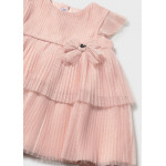 Mayoral Φορεμα τουλι πλισε ροζ απαλο 26-01908-037 1908