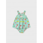 Mayoral Φορεμα σταμπωτο με βρακακι τυρκουαζ 26-01927-058 1927