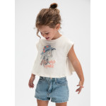 Mayoral Μπλουζα κοντομανικη μπεζ 26-03006-067 3006