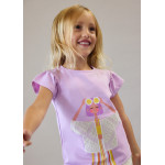 Mayoral Μπλουζα κοντομανικη λιλα 26-03007-081 3007