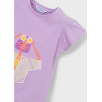 Mayoral Μπλουζα κοντομανικη λιλα 26-03007-081 3007