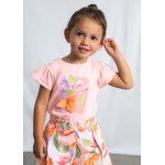 Mayoral Μπλουζα κοντομανικη ροζ απαλο 26-03007-083 3007