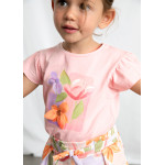 Mayoral Μπλουζα κοντομανικη ροζ απαλο 26-03007-083 3007