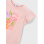 Mayoral Μπλουζα κοντομανικη ροζ απαλο 26-03007-083 3007