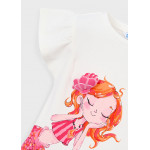 Mayoral Μπλουζα κοντομανικη εκρου παπα 26-03007-084 3007