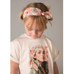 Mayoral Μπλουζα κοντομανικη λωριδες μπεζ ανοιχ 26-03010-093 3010