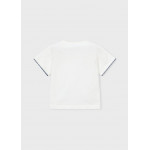 Mayoral Μπλουζα κοντομανικη απλικε εκρου 26-03013-011 3013