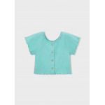Mayoral Μπλουζα κοντομανικη πρασινομπλ 26-03014-016 3014