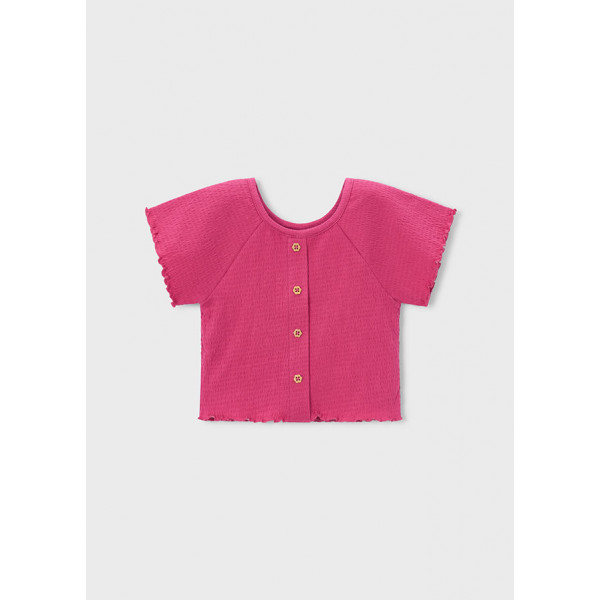 Mayoral Μπλουζα κοντομανικη ροδοπεταλο 26-03014-018 3014