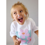 Mayoral Μπλουζα κοντομανικη λευκο λιλα 26-03016-025 3016