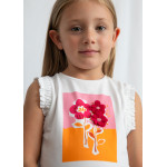 Mayoral Μπλουζα τιραντες λευκο 26-03023-040 3023