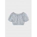 Mayoral Τοπ dobby σταμπωτο γαλαζιο 26-03026-030 3026