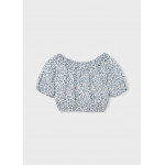 Mayoral Τοπ dobby σταμπωτο γαλαζιο 26-03026-030 3026