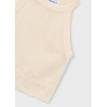 Mayoral Τοπ πλεκτο μπεζ ανοιχ 26-03027-044 3027