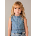 Mayoral Τοπ denim φαρδυ πετροπλ τζ 26-03030-054 3030