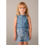 Mayoral Τοπ denim φαρδυ πετροπλ τζ 26-03030-054 3030