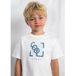 Mayoral Μπλουζα κοντ/κη αναγλυφη λευκο 26-03058-020 3058