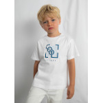 Mayoral Μπλουζα κοντ/κη αναγλυφη λευκο 26-03058-020 3058