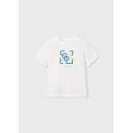 Mayoral Μπλουζα κοντ/κη αναγλυφη λευκο 26-03058-020 3058