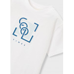 Mayoral Μπλουζα κοντ/κη αναγλυφη λευκο 26-03058-020 3058