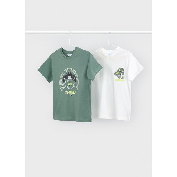 Mayoral Σετ 2 μπλουζακια πρασινο 26-03063-063 3063