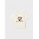 Mayoral Μπλουζα κοντομανικη φωτογραφι κρεμ 26-03065-039 3065