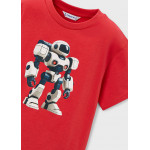 Mayoral Μπλουζα κοντομανικη ρομποτ κοκκινο 26-03066-043 3066