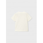 Mayoral Μπλουζα κοντομανικη παπουτσια κρεμ 26-03075-074 3075