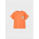 Mayoral Μπλουζα κοντομαν mix and matc πορτοκαλι 26-03078-071 3078