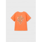 Mayoral Μπλουζα κοντομαν mix and matc πορτοκαλι 26-03078-071 3078