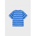 Mayoral Μπλουζα κοντομανικη ριγε σταμ μπλε 26-03082-076 3082
