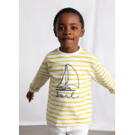 Mayoral Μπλουζα μακρυμανικη ριγε λαδι 26-03083-015 3083