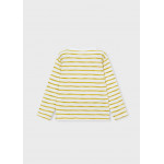 Mayoral Μπλουζα μακρυμανικη ριγε λαδι 26-03083-015 3083