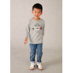 Mayoral Μπλουζα μακρυμανικη ρομποτ μπεζ 26-03084-019 3084